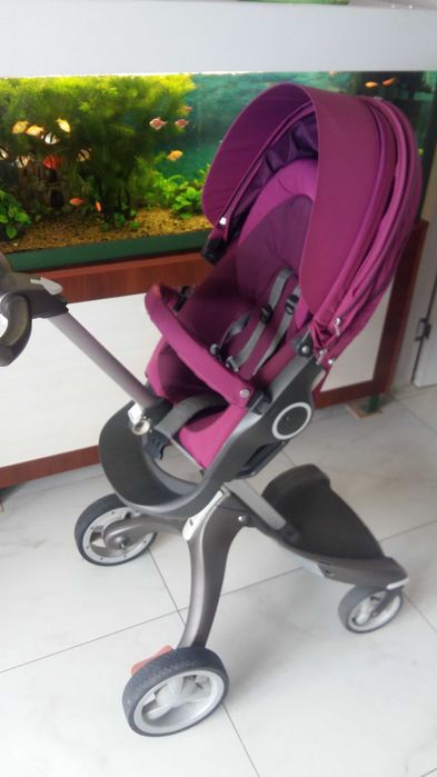 Коляска Stokke Xplory V4 2в1 люлька + прогулочный блок+сумка