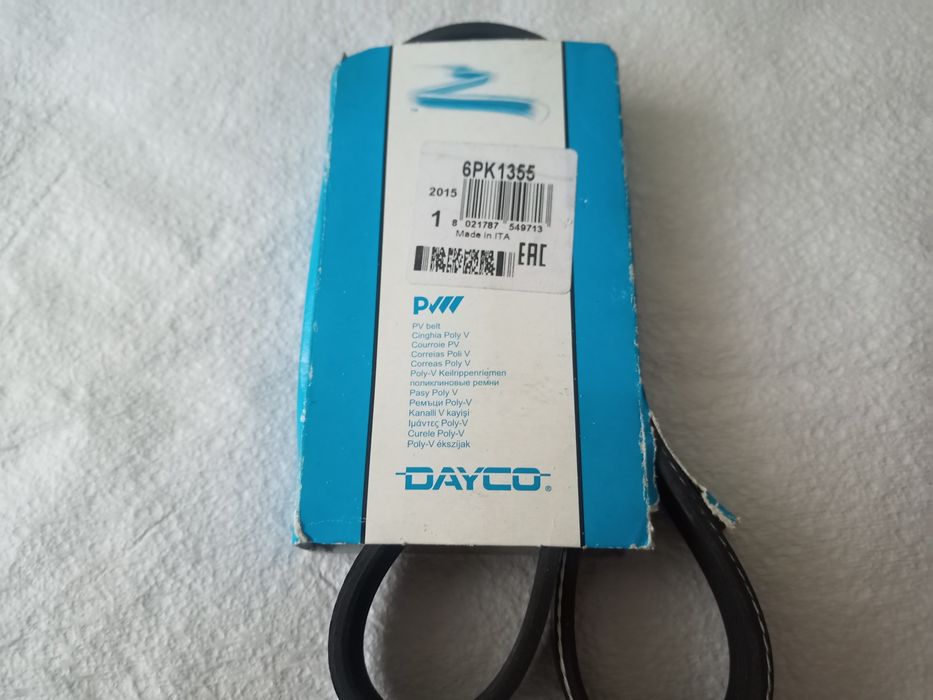 Dayco 6pk1355 ремінь грм