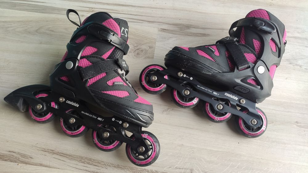 Rolki dziecięce regulowane rozmiar 35-38 plus kask