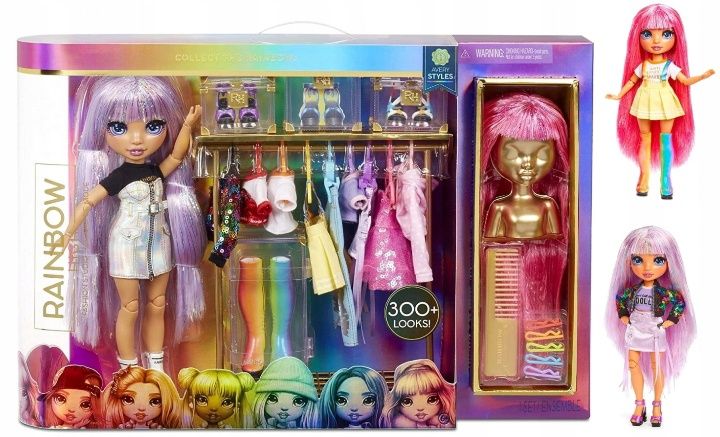 Lalka modowa Rainbow High z akcesoriami Avery Styles 28 cm