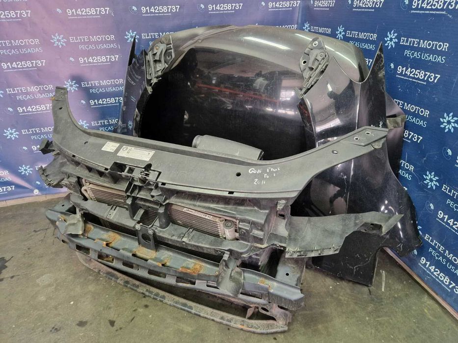 Frente completa usada VW GOLF VI 6 PLUS capot parachoques oticas guardalamas radiador