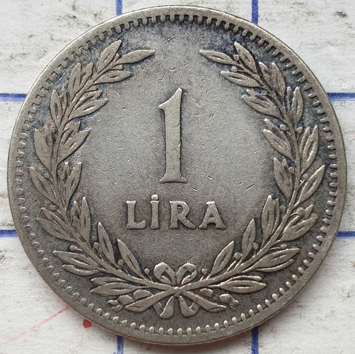 Turcja 1 lira 1948