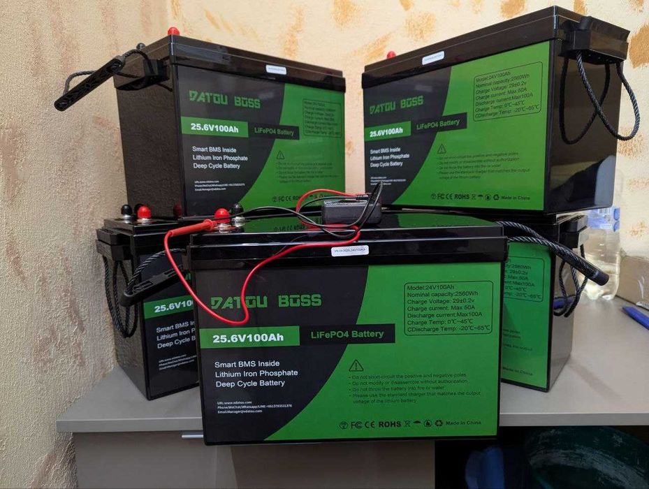 Акумулятор LiFePo4 Datou boss 12V, 24V, 48V, 50/100/200/300A аккумулятор lifepo4