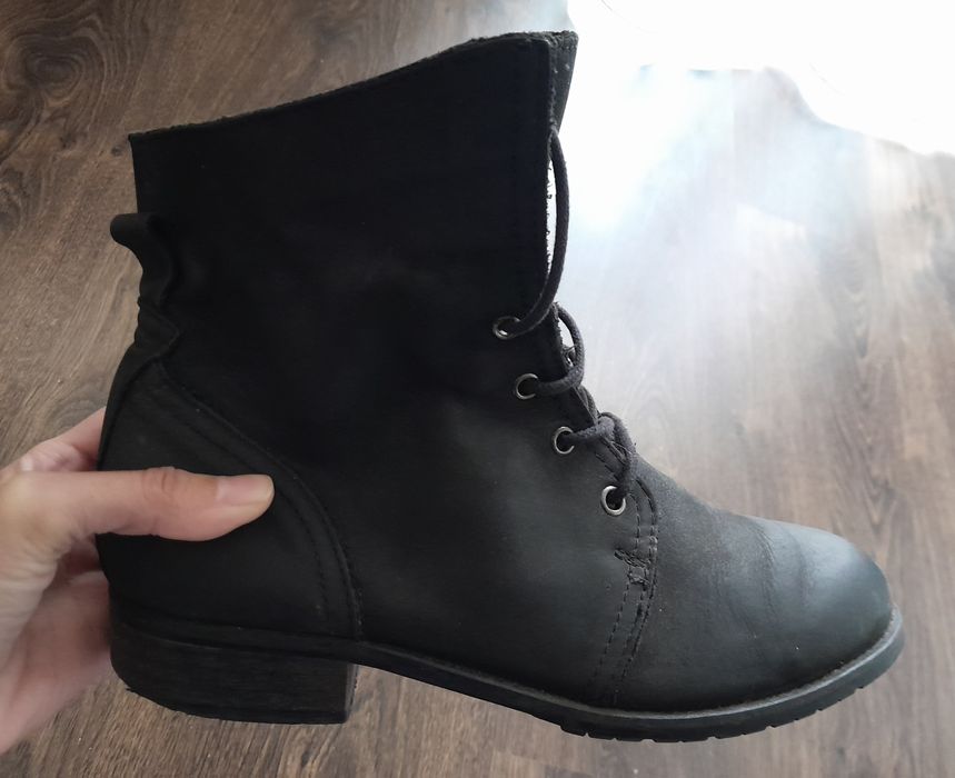 Ботинки фирменные кожа