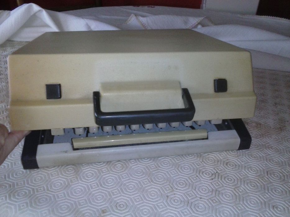 Máquinas de escrever.