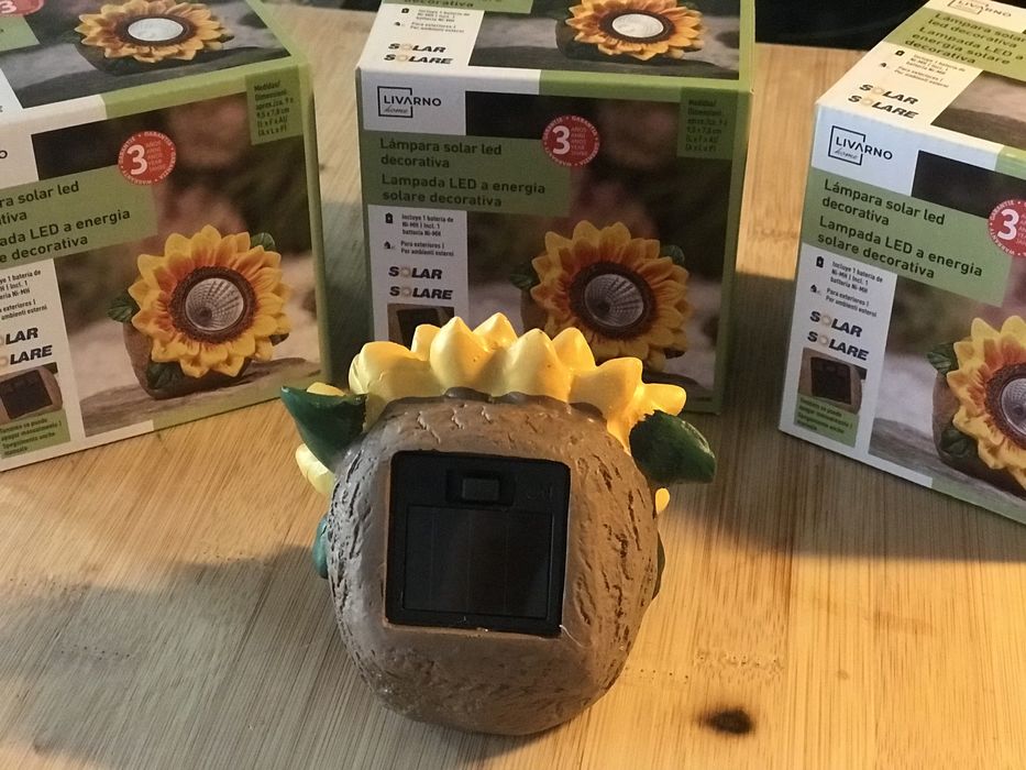 3 Lampadas Solar Led