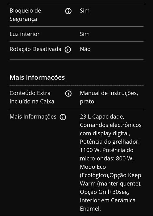 Microondas Samsung MG23K3515AS