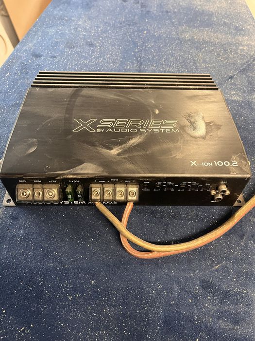 audio system x-100.2 A/B wzmacniacz dwu kanałowy