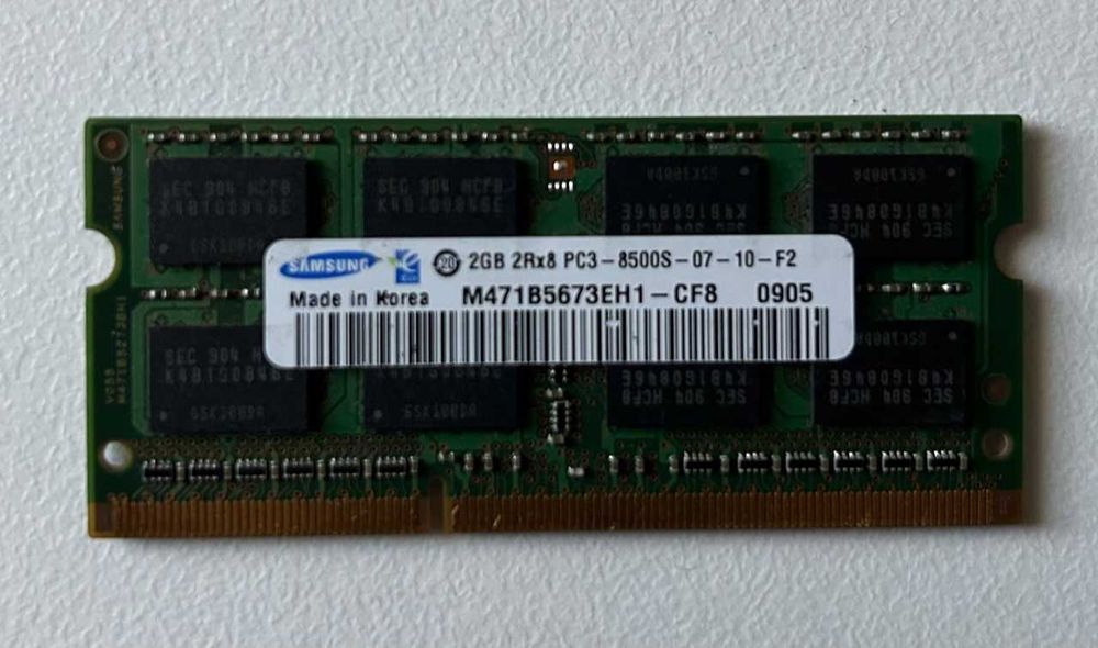 Memorias RAM 2 GB e  1 GB64740227385987121