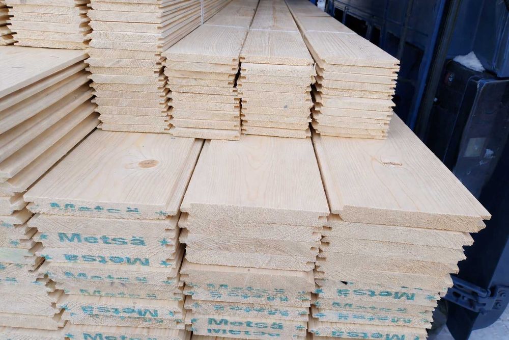 Szalówka deska elewacyjna tarasowa podłogowa heblowana bal boazeria podbitka półbal