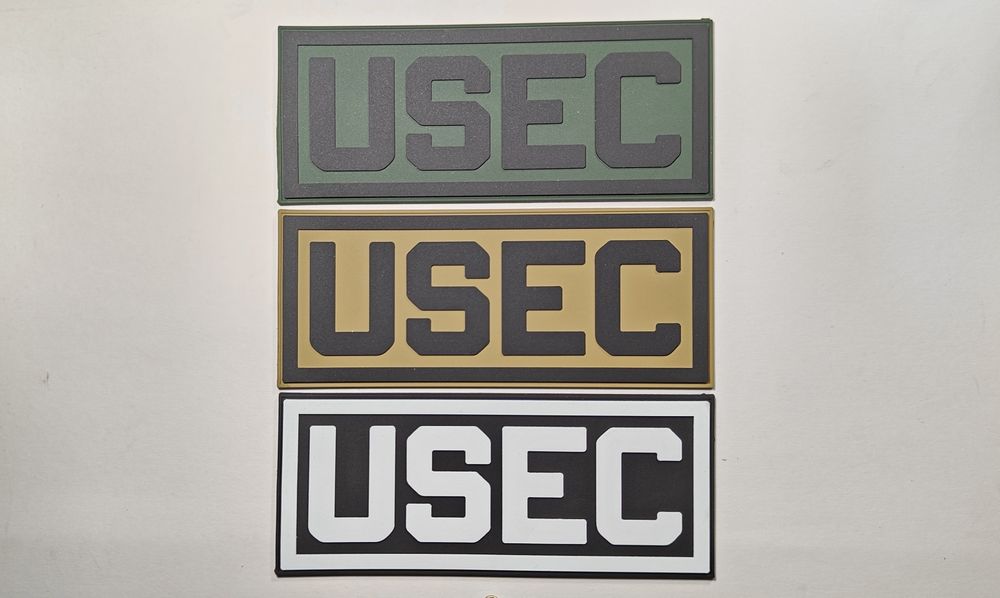 Шеврон із гуми "Escape From Tarkov USEC та BEAR" на липучці, патч пвх ...