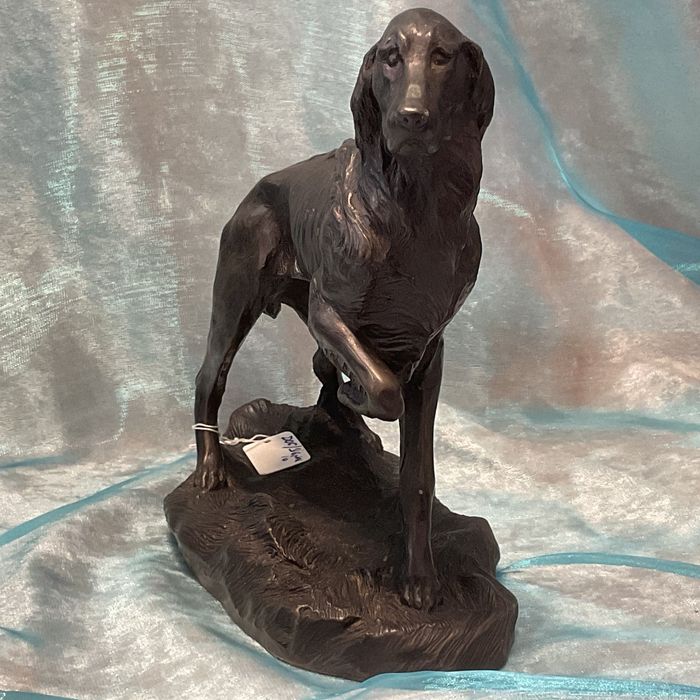 Escultura cão pointer 15 cm