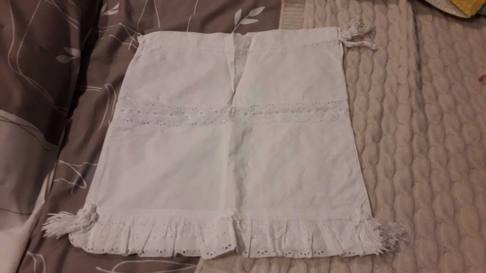 Saco para pão com renda