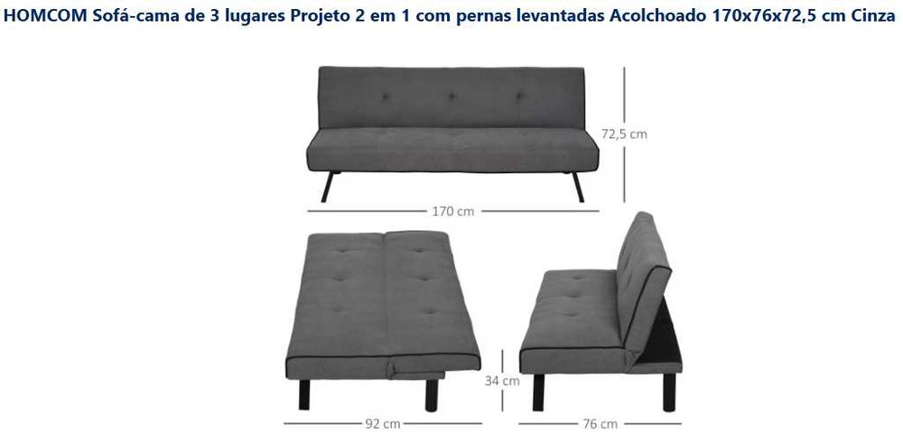 Móveis à venda 

sofa, office chair and table
