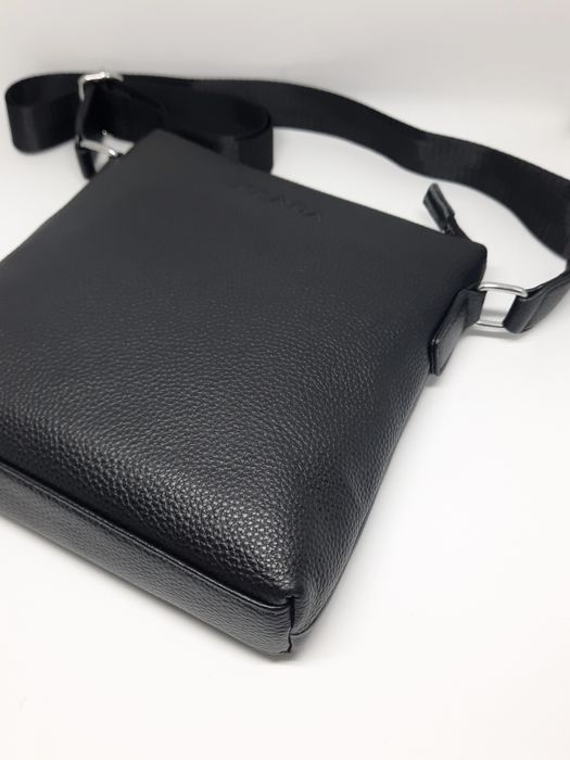 Чоловіча шкіряна сумка через плече | Мужская сумка кожаная барсетка