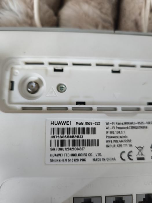 Router Huawei wi-fi 4G