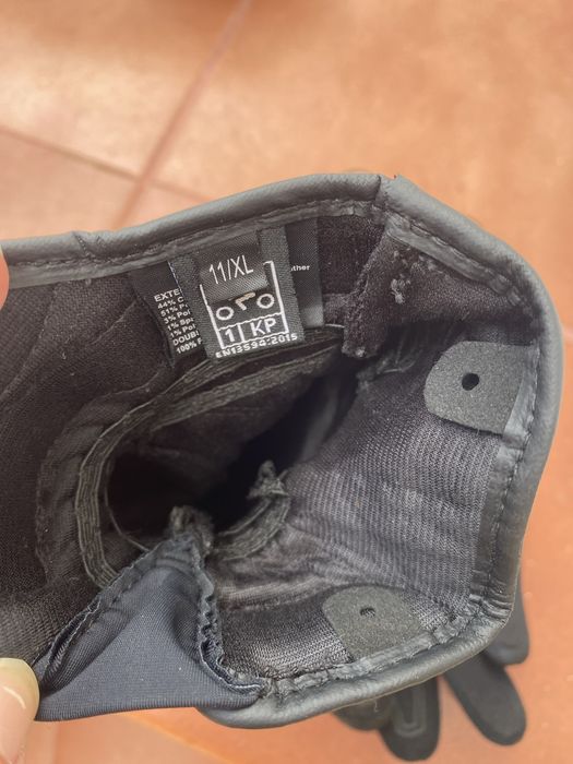 Luvas de mota tamanho grande