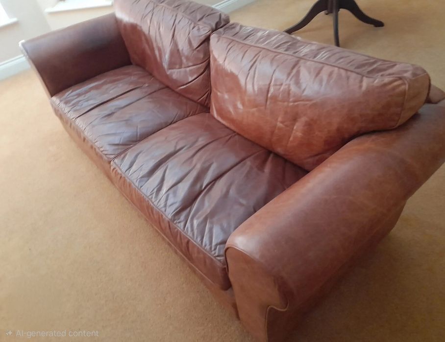 Doação sofá em couro
