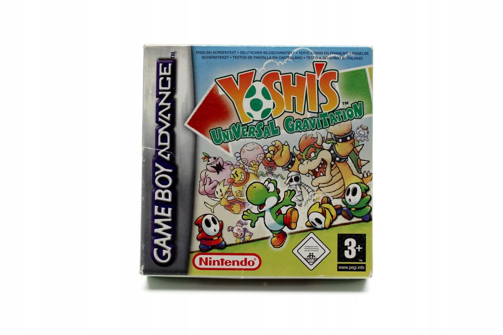 Yoshi's Universal Gravitation Nintendo Game Boy Advance pudełkowa