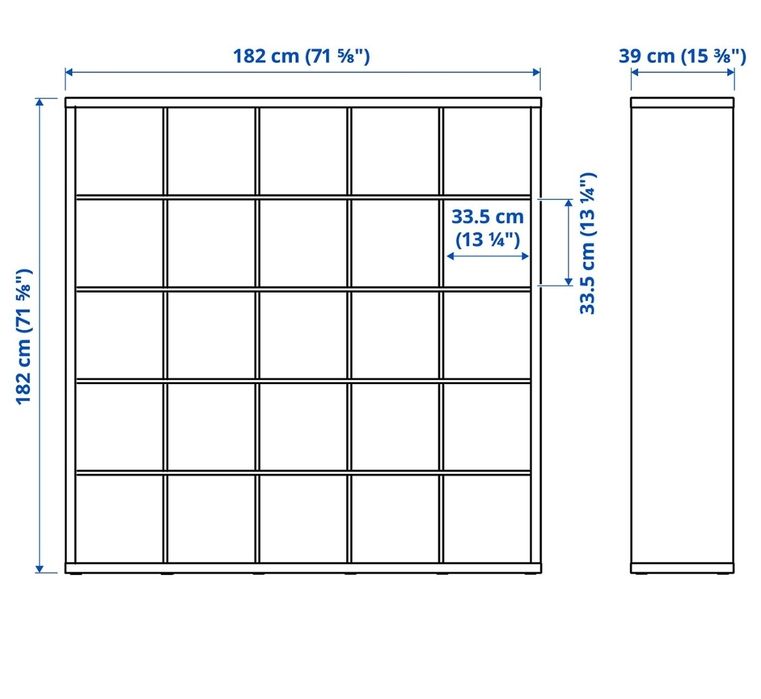 Estante madeira IKEA 182 x 182