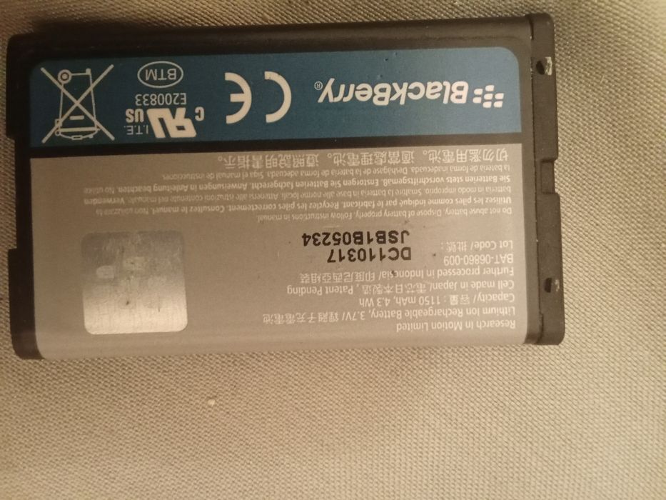 Blackberry da velha guarda