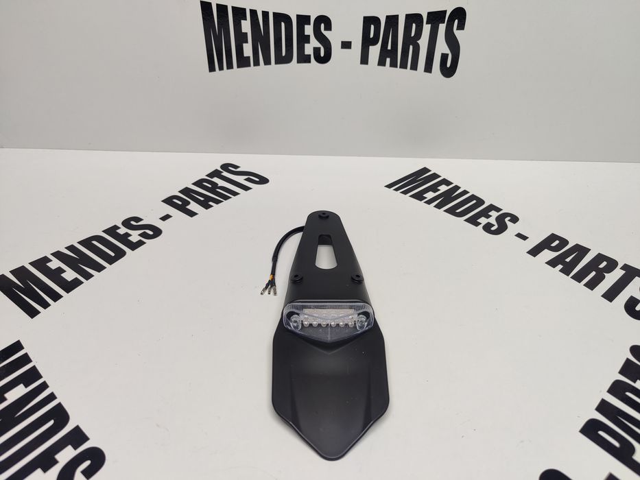 Suporte matrícula moto enduro