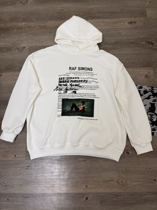 (В УКРАЇНІ) ХУДІ НА 2026 RAF SIMONS Hoodie (Cream)