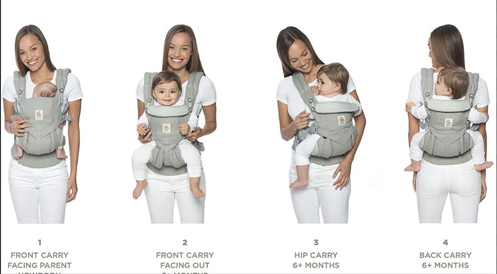 Marsúpio  Ergobaby 360 Cool Air Mesh na cor Chambray