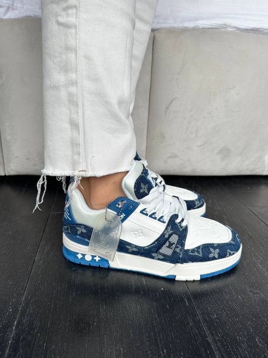 Sneakersy Louis Vuitton trainers blue