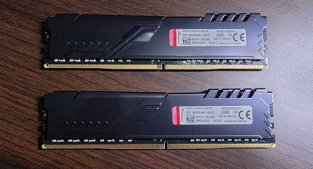 Pamięć RAM Kingston HyperX 64GB (2x32GB) 3200MHz CL16 Fury