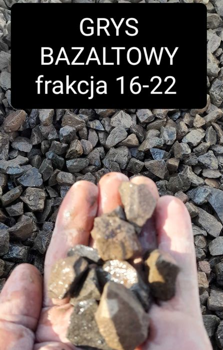 Grys BAZALTOWY kamień ozdobny ogrodowy 20 kg