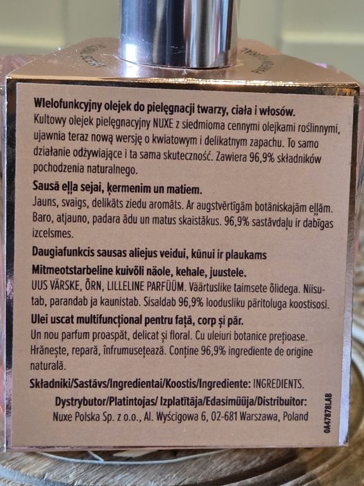 NUXE olejek 100 ml Florale