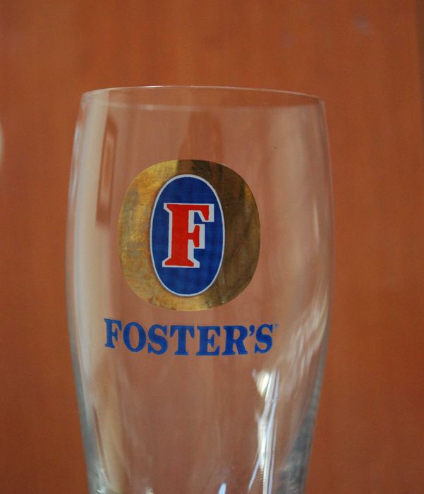Copos de Cerveja Antigos da Foster´s (com gravura)