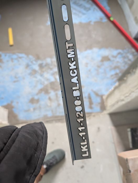 Listwa krawędziowa brodzik odpływ liniowy kabina 120 cm spadek 2%