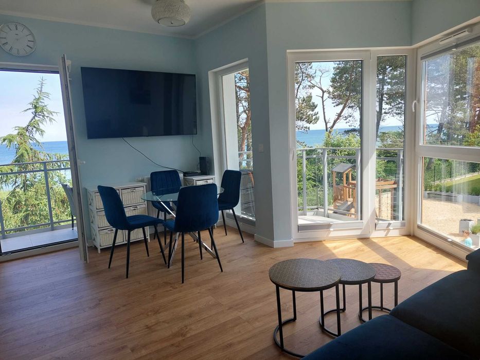 Apartament BalticHoffPremium Gąski widok na morze 17 m plaża basen SPA