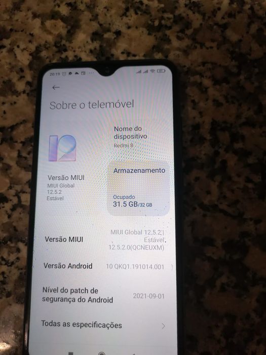Telemóvel Xiaomi Redmi 8 como novo