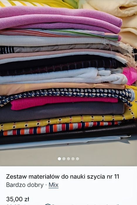 Zestawy materiałów do nauki szycia