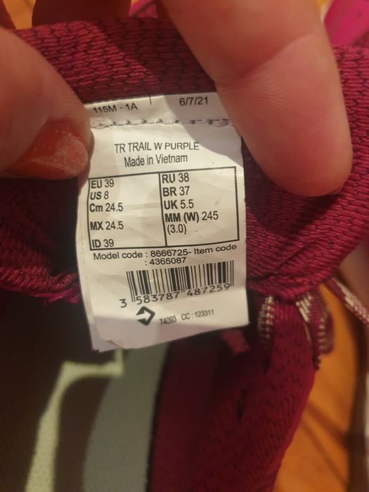 Buty do biegania r 39 / 24.5 cm Evadick TR Decatlon r 39