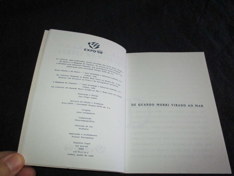 Livros Colecção 98 Mares Expo 98