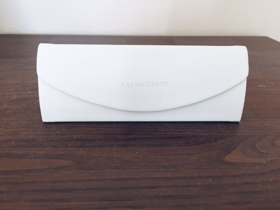 Okulary Ana Hickmann czarne oprawki zerówki kocie