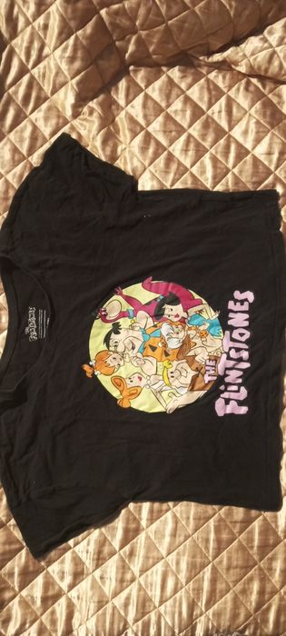 Czarny t-shirt od piżamy