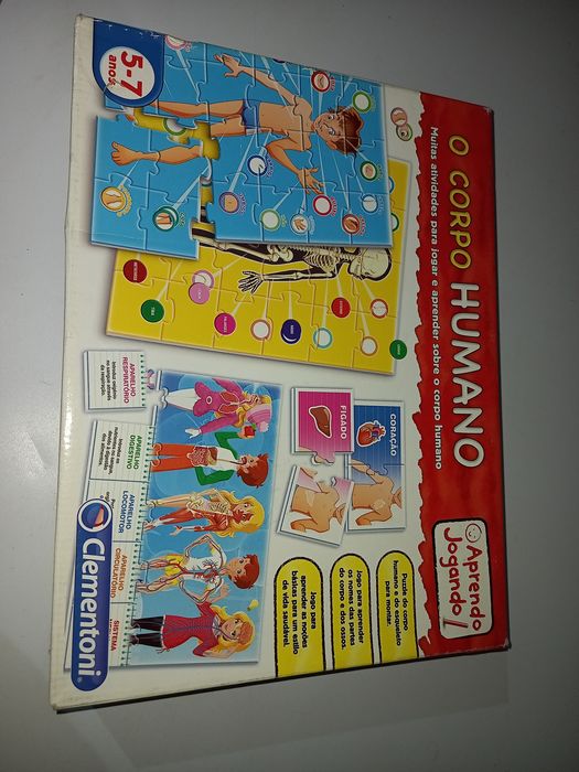 Jogo tabuleiro Winx Believix + Jogo Corpo Humano