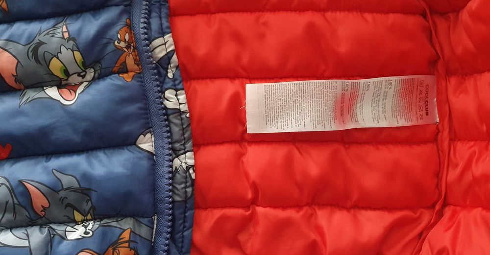 Kurtka z kapturem ze  Smyka rozmiar 80 z czapką i kominem