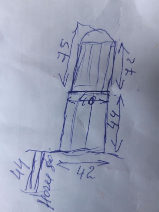 Стіл та стільці з масиву дуба б/у