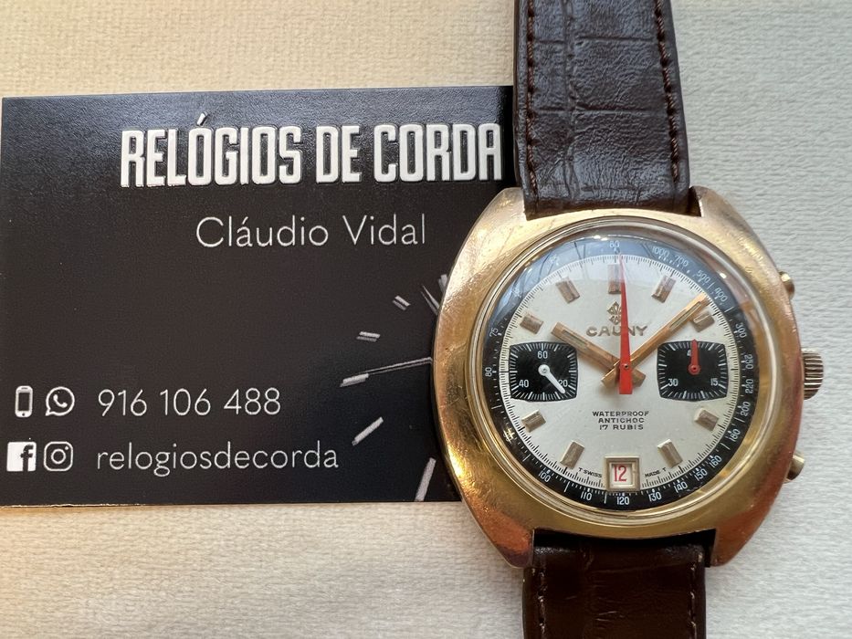 Relógio Cauny Valjoux 7734