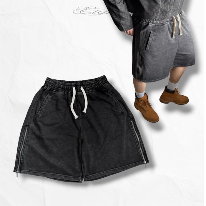 Sweatshorts широкі спортивні шорти baggy спортивки Jaded London type archive архив opium baggy loose fit шорты flared zip y2k sk8 racer зип