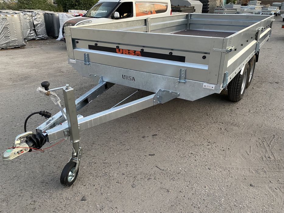 Причіп платформа 4х2 оцинкований з гальмівною системою на 2700кг