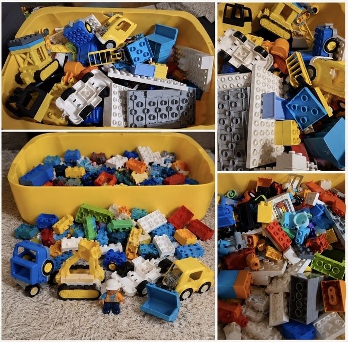 Mega duży zestaw oryginalnych klocków LEGO DUPLO