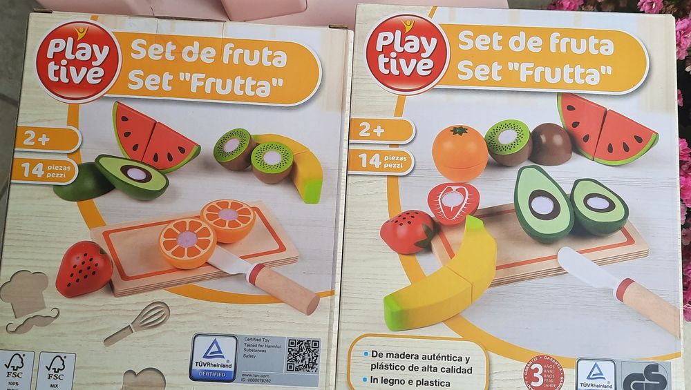 ТОП ЯКІСТЬ! •Дерев'яний набір• "Фрукти" PlayTive