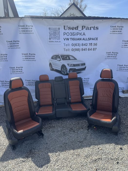 Шкіряні сидіння на Volkswagen Tiguan2 , Allspace ,USA